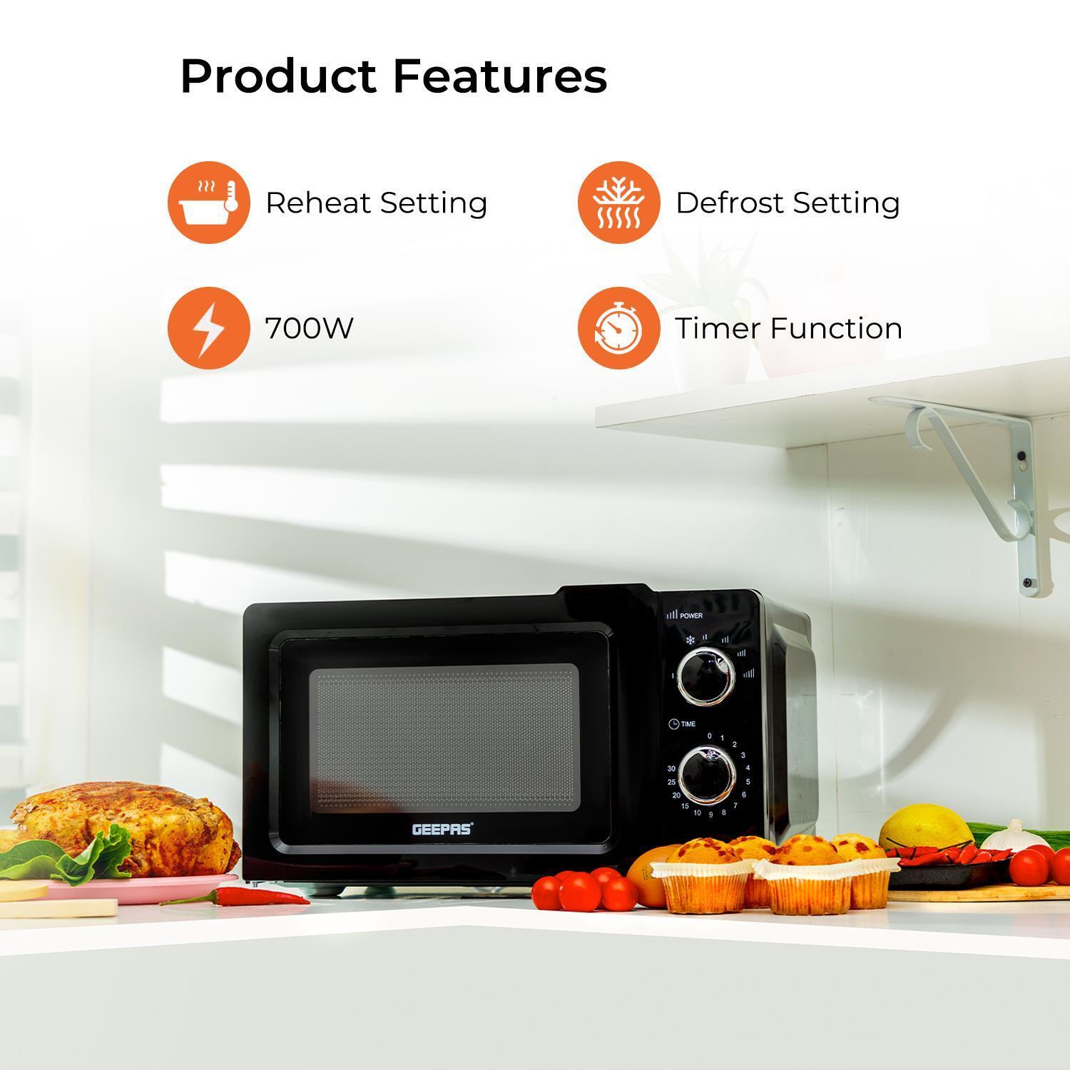 1.8L Kettle, 2 Slice Toaster & 20L Microwave Appliance Bundle