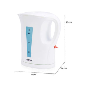 White 1.7L Rapid-Boil Kettle & Four-Slice Toaster Set