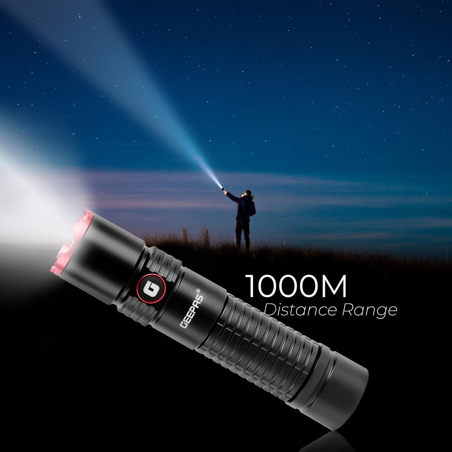 IPX5 Lightweight Aluminium High Power LED Flashlight