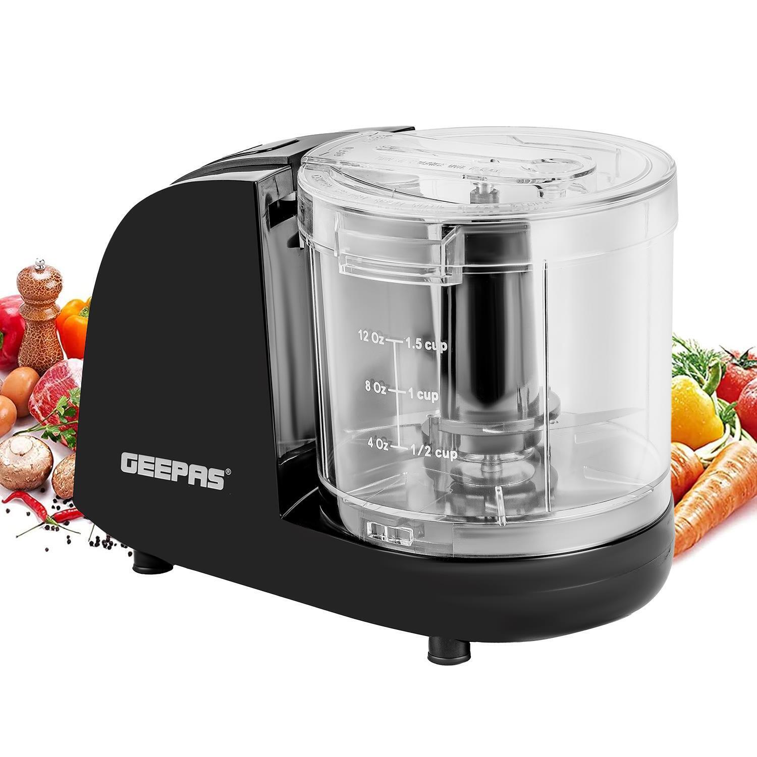 200W Black Multi-Chopper and Mini Food Processor 350ml