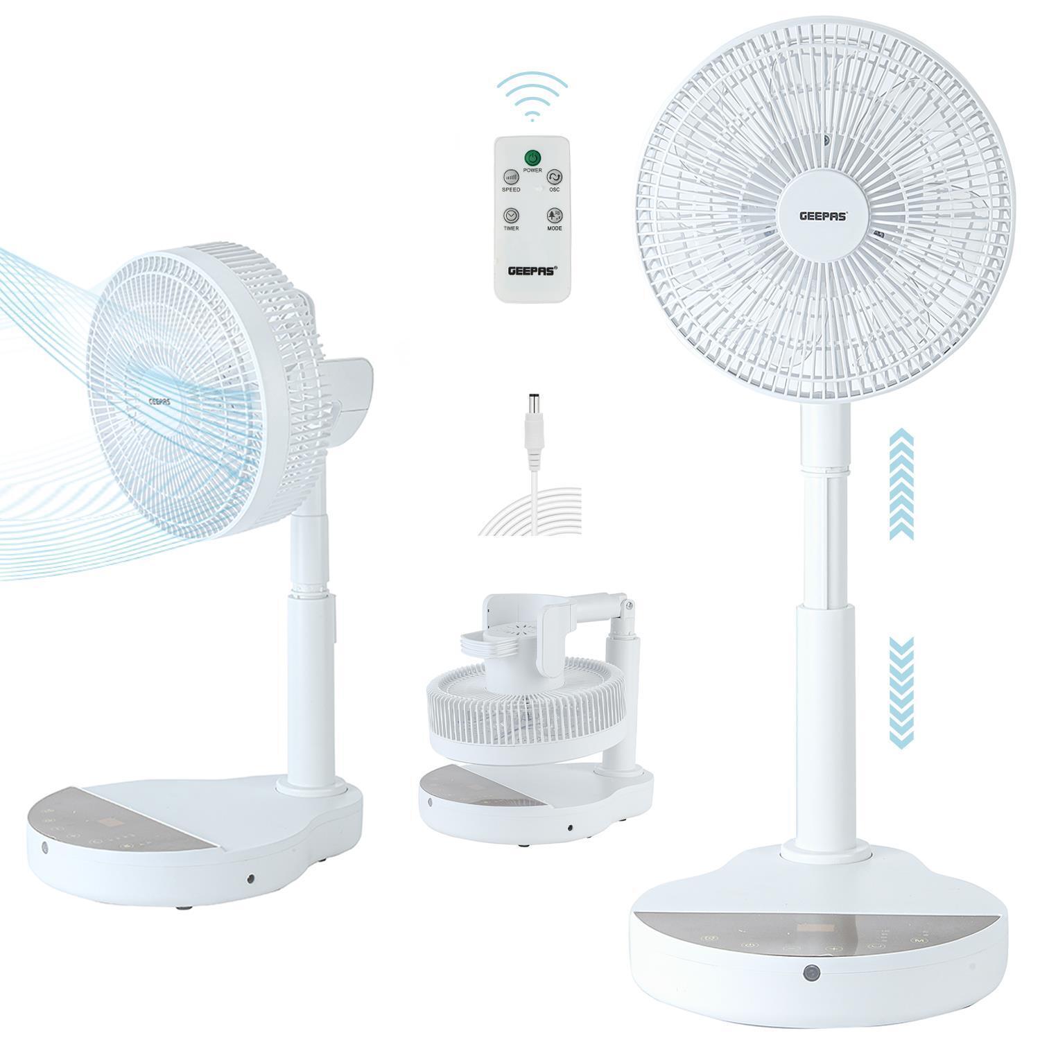 10" Portable DC Remote Controlled Desk Fan
