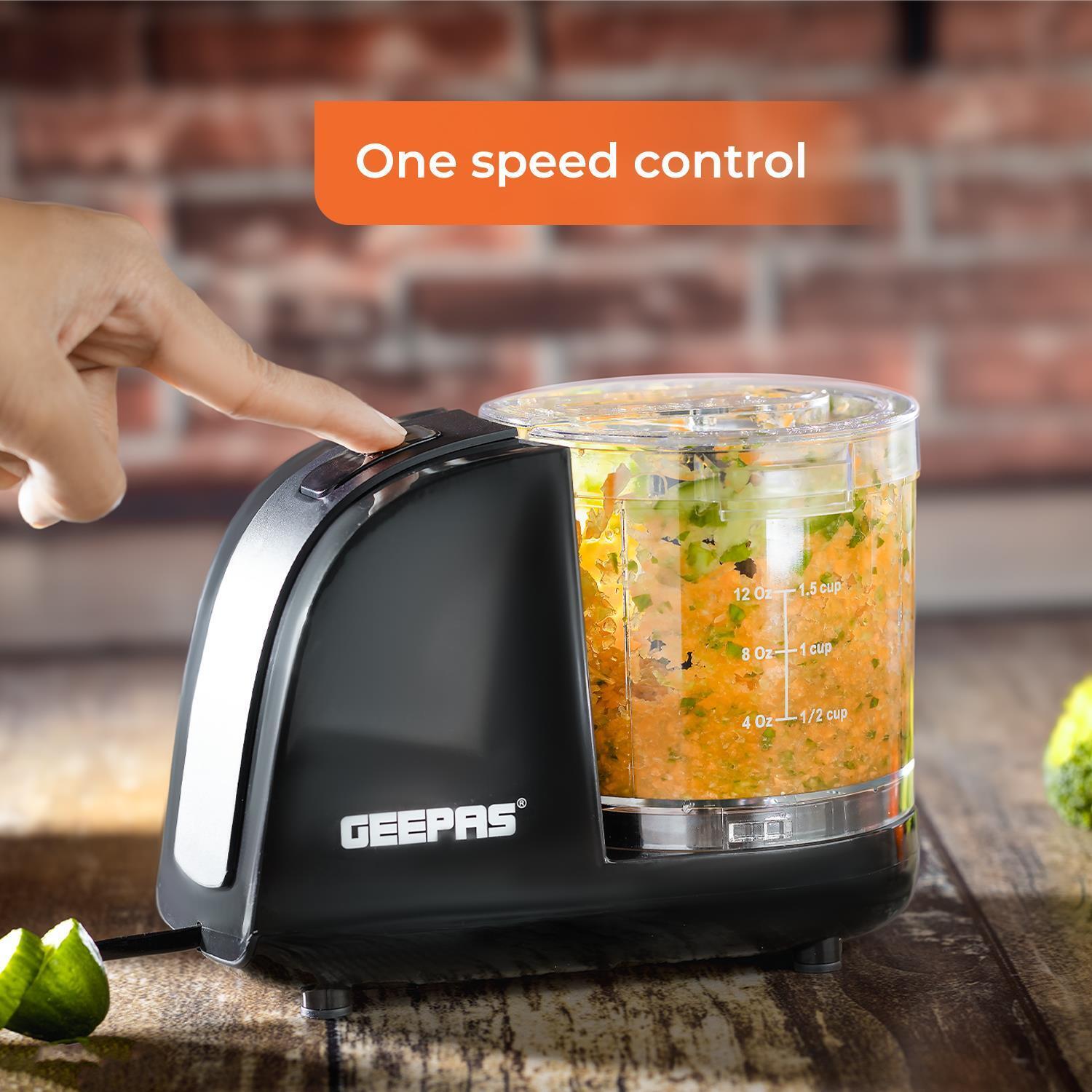 200W Black Multi-Chopper and Mini Food Processor 350ml