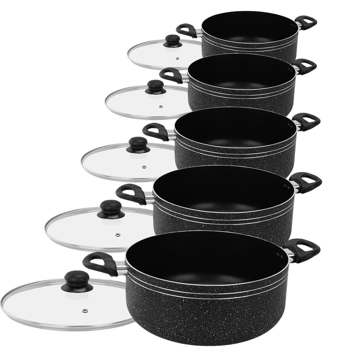 Non-Stick Casserole Dish Cooking Pot with Lid (24cm-32cm)