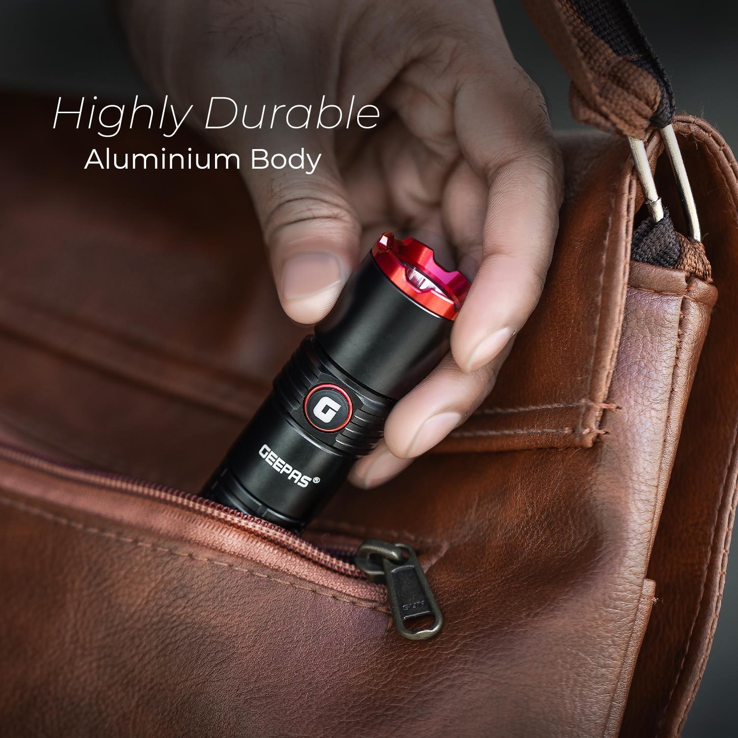 IPX5 Lightweight Aluminium High Power LED Flashlight