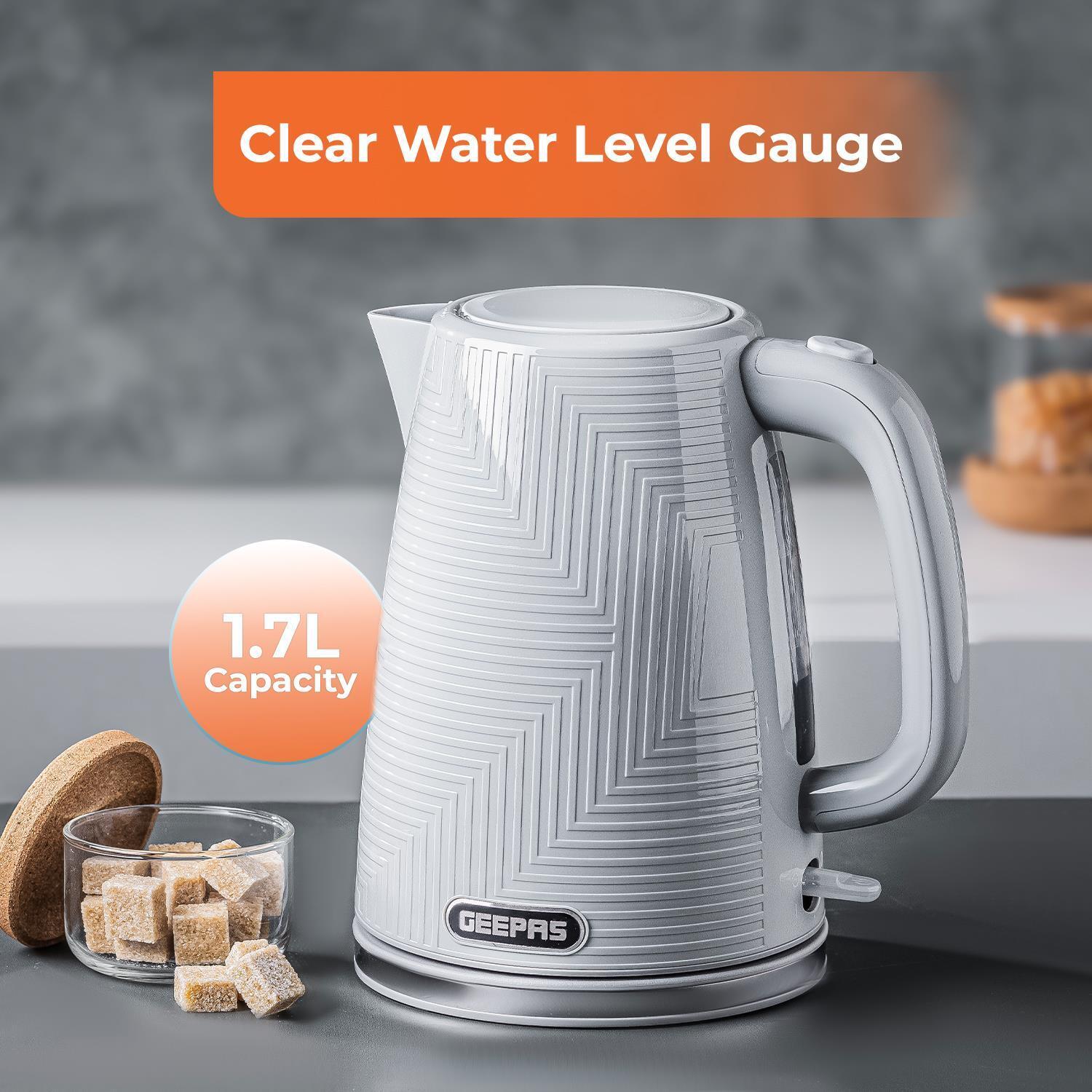 3.5L Vortex Air Fryer, 2-Slice Toaster & 1.7L Kettle Set In Grey
