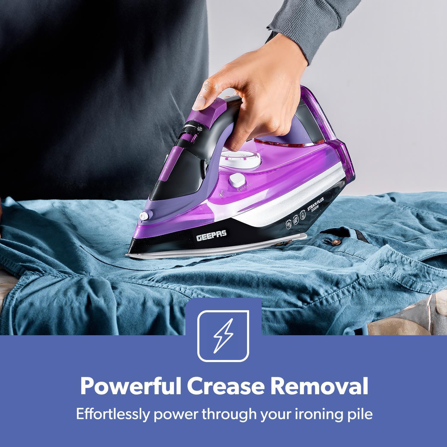 3000W 'Steam Plus' Ceramic Dry & Steam Iron