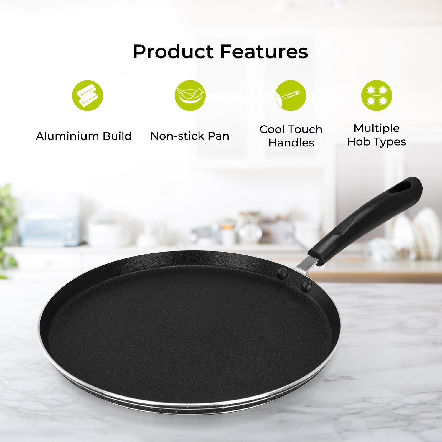 Non-Stick Induction Tawa Pancake Pan (26cm-30cm)