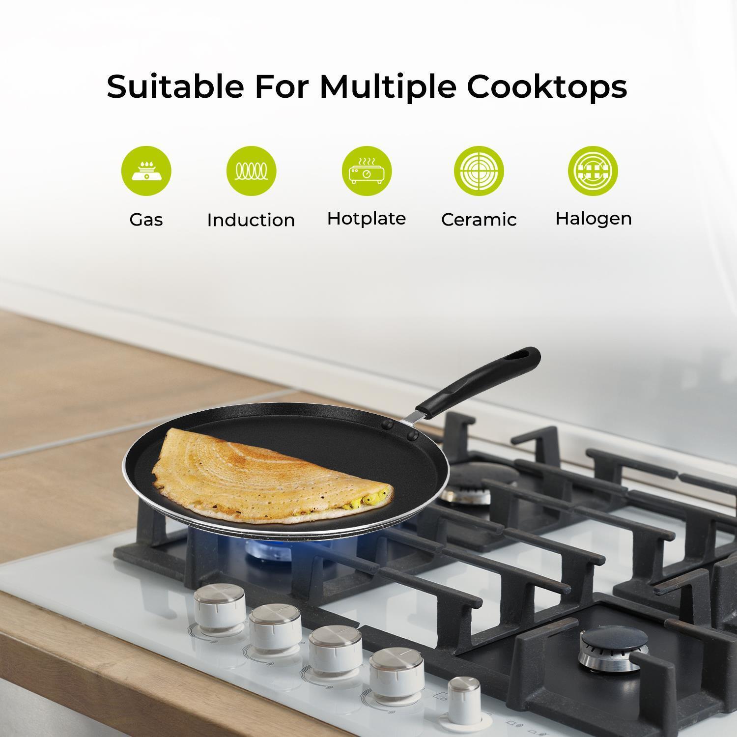 Non-Stick Induction Tawa Pancake Pan (26cm-30cm)