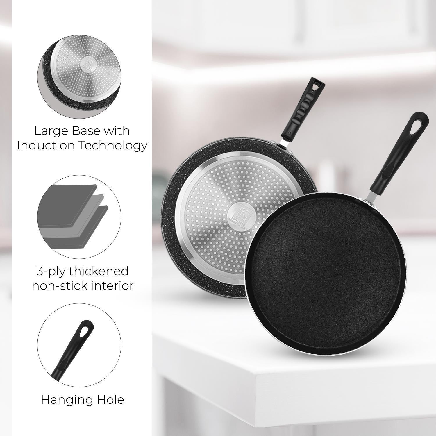 Non-Stick Induction Tawa Pancake Pan (26cm-30cm)