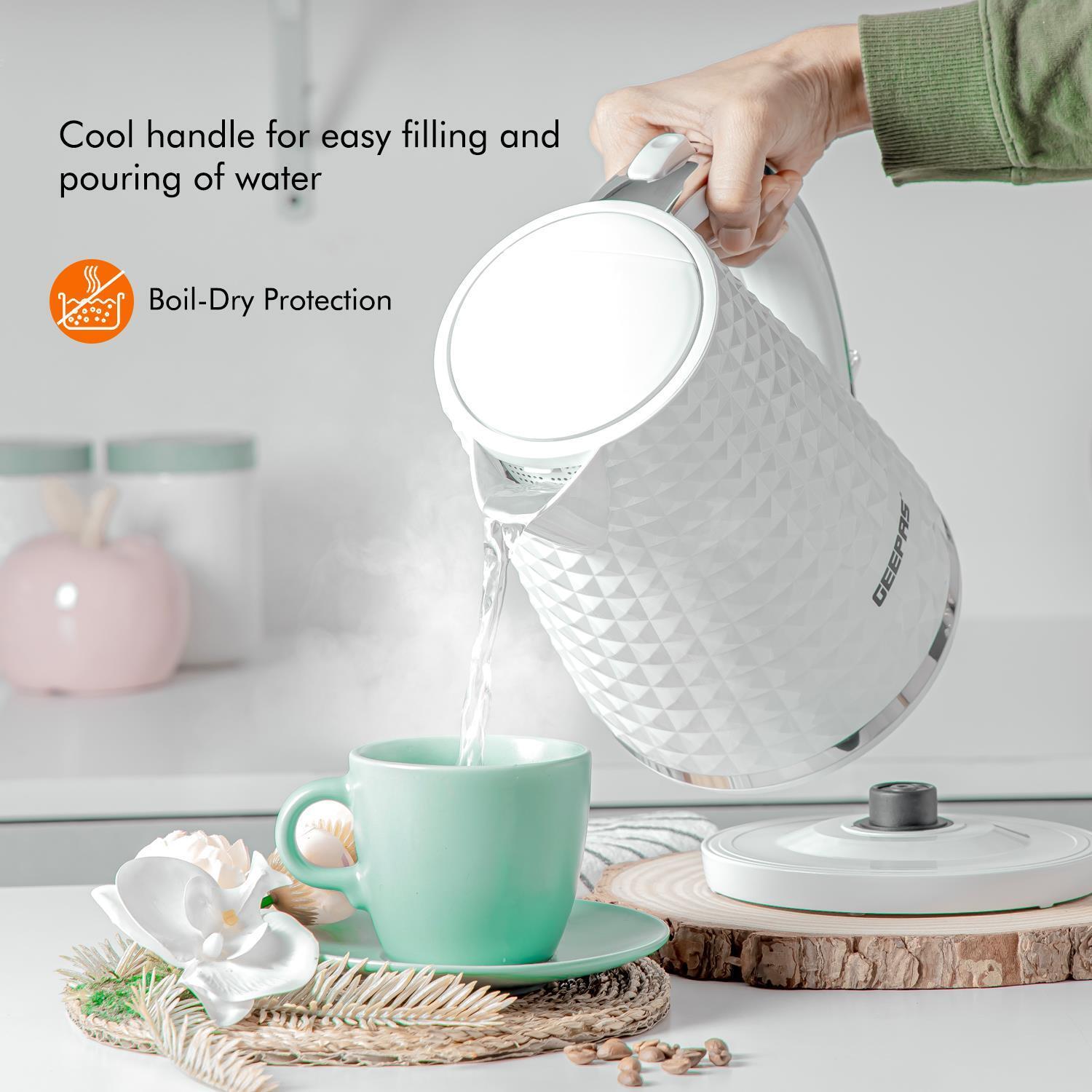8L Dual Basket Air Fryer, 1.7L Kettle & 4 Slice Bread Toaster Matching Set