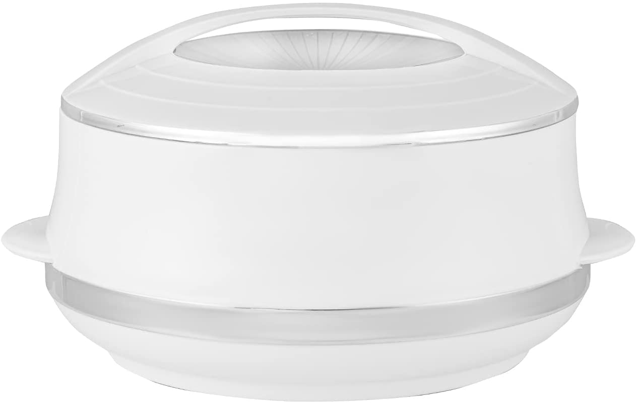 Royalford White Insulated Casserole Serving Dish 3.5L Casserole Dishes
