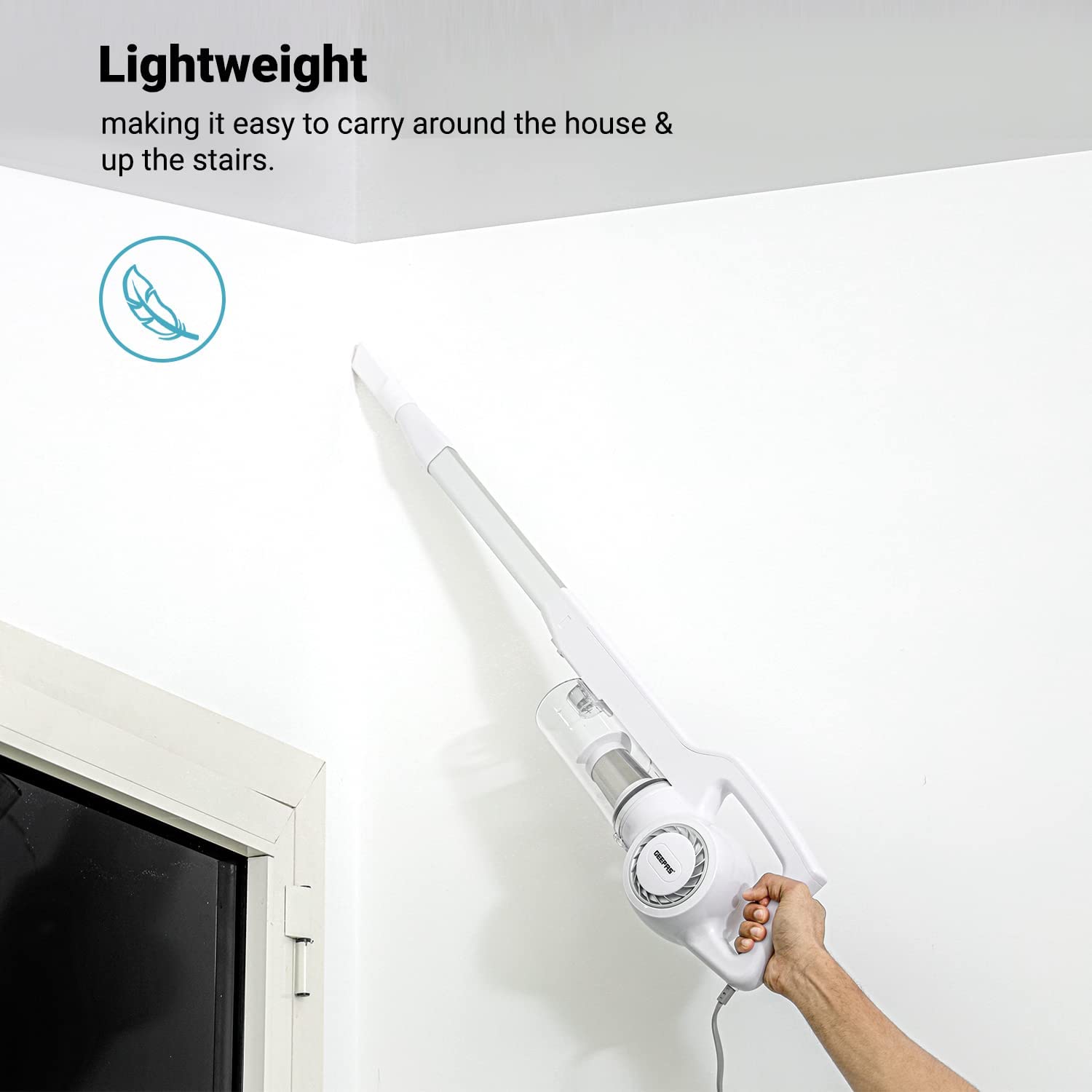 Geepas Handheld 2-in-1 Stick Vacuum Cleaner White Geepas | For you. For life.