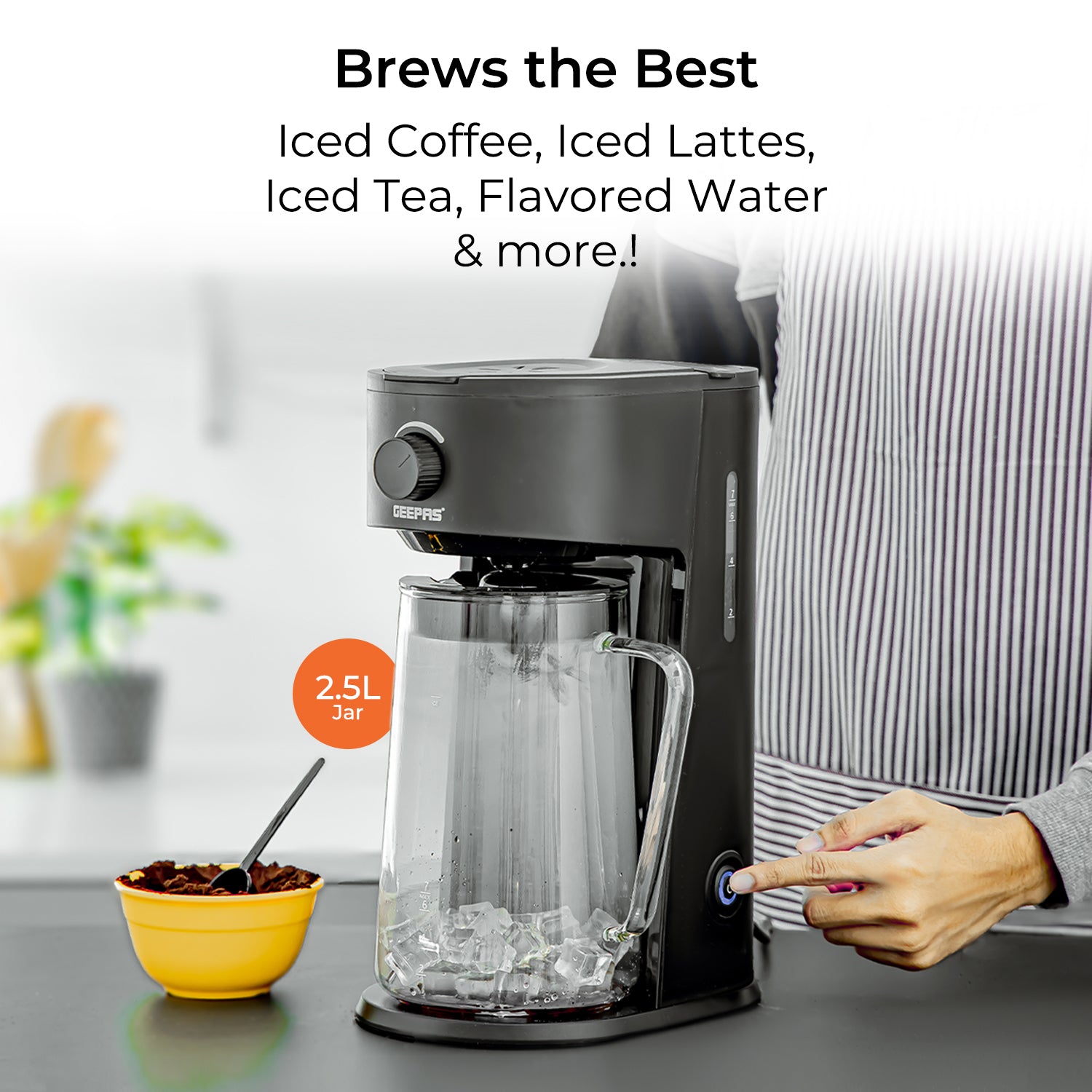 2.5L Iced Tea and Iced Coffee Making Machine