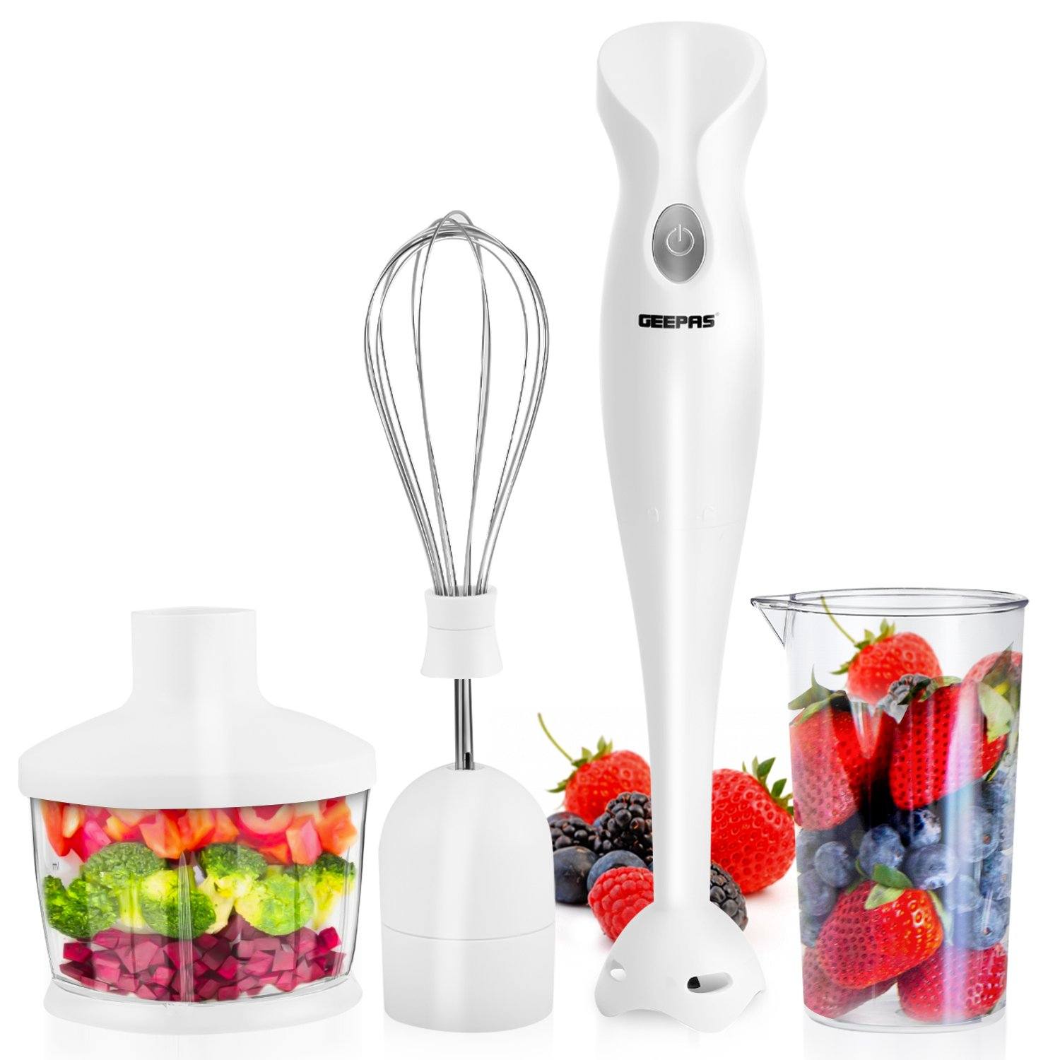 200W 4-in-1 Hand Immersion Blender Blender Geepas | For you. For life.