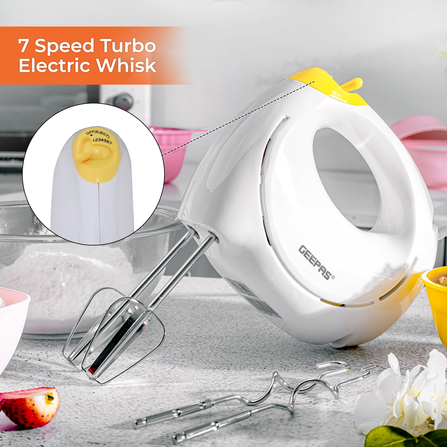 Geepas | For you. For life. Quick-Speed Hand Mixer & Whisk Mixer