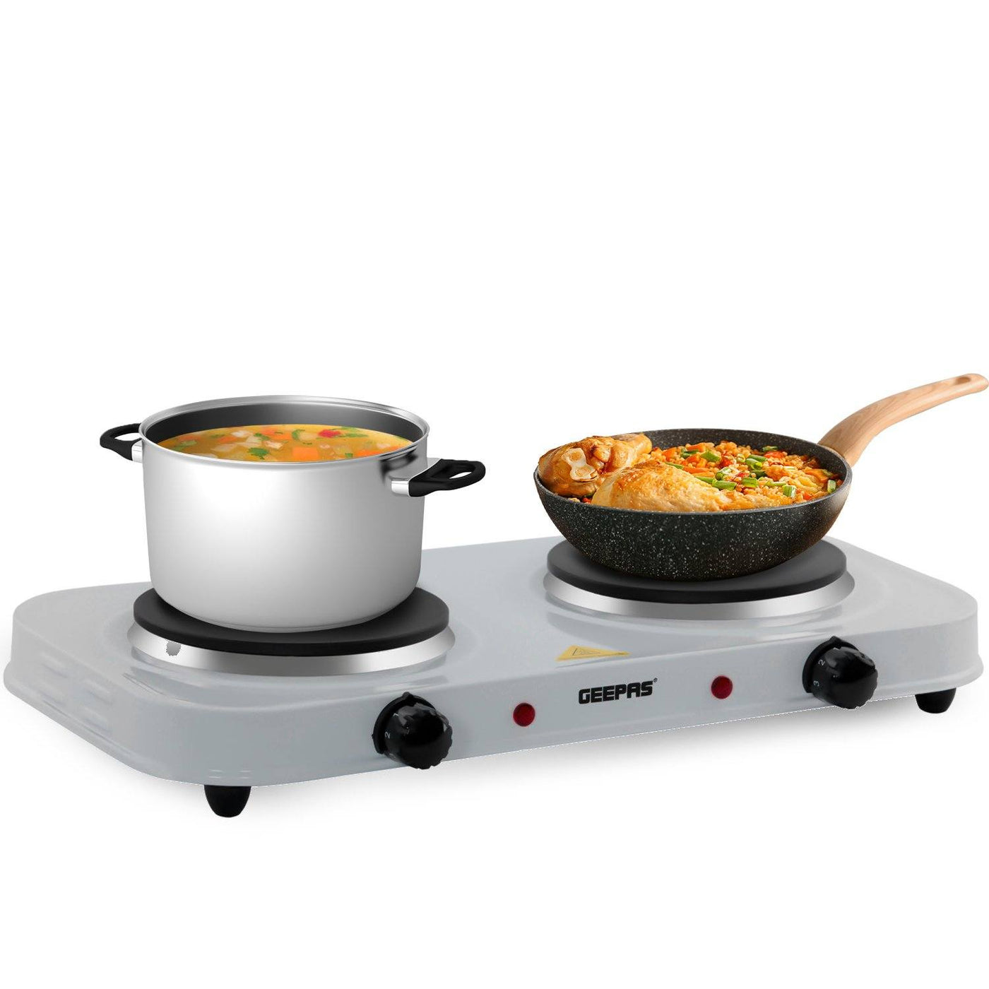 2000W Double Hot Plate Cooker Geepas | For you. For life.