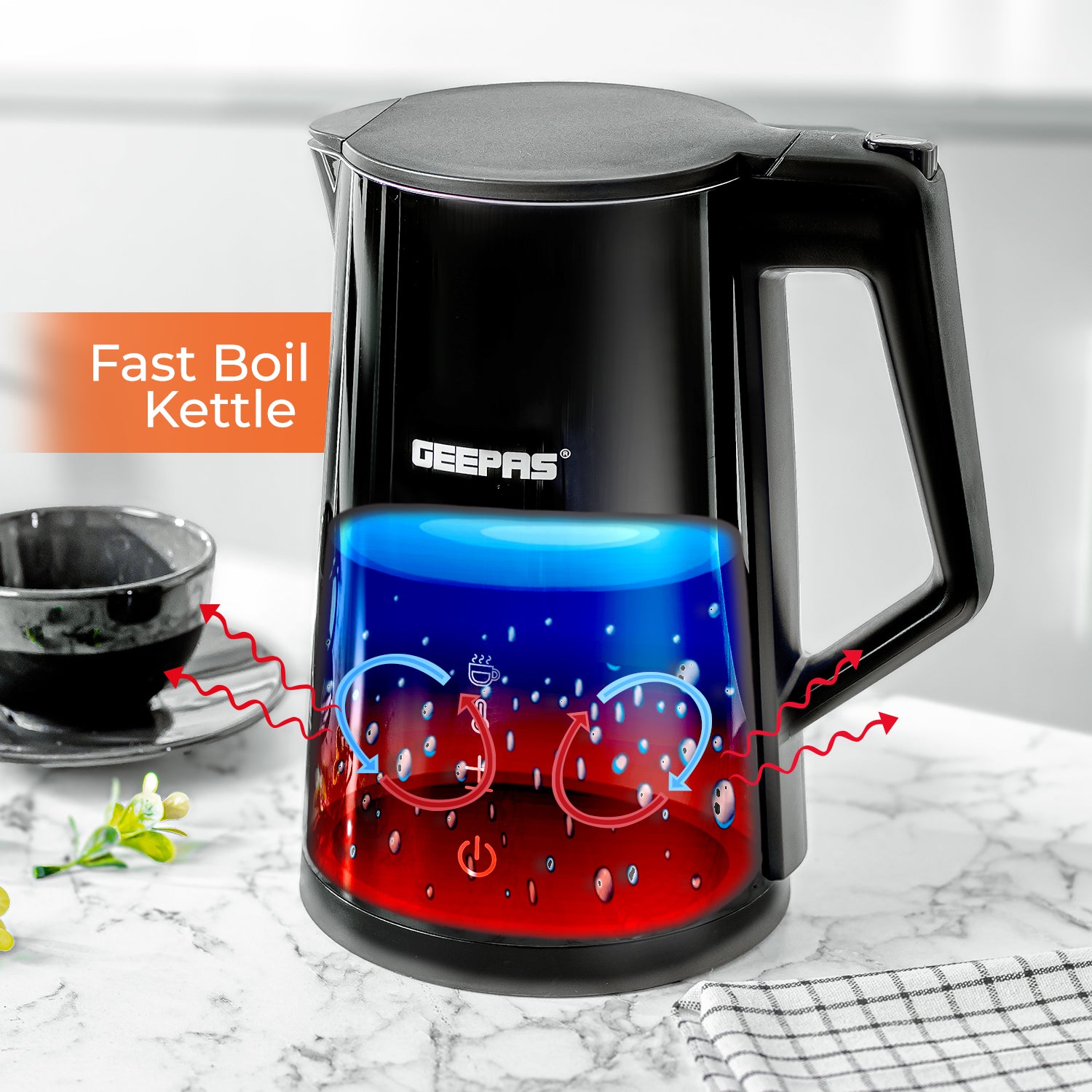 1.7L Digital LED Smart Touchscreen Electric Kettle
