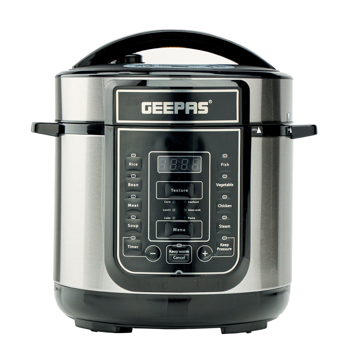1000W Electric Multi Cooker Pressure Cooker, Steamer Multicooker Geepas | For you. For life.
