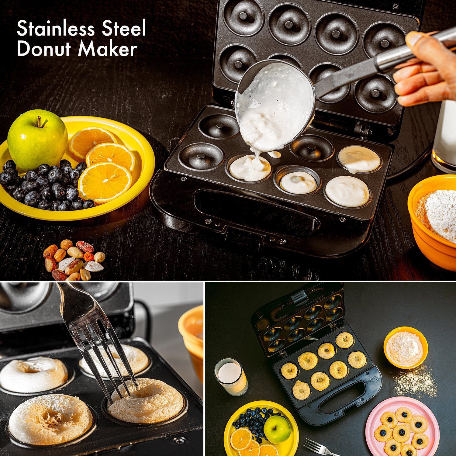 780W Doughnut Maker Machine Doughnut maker Geepas | For you. For life.