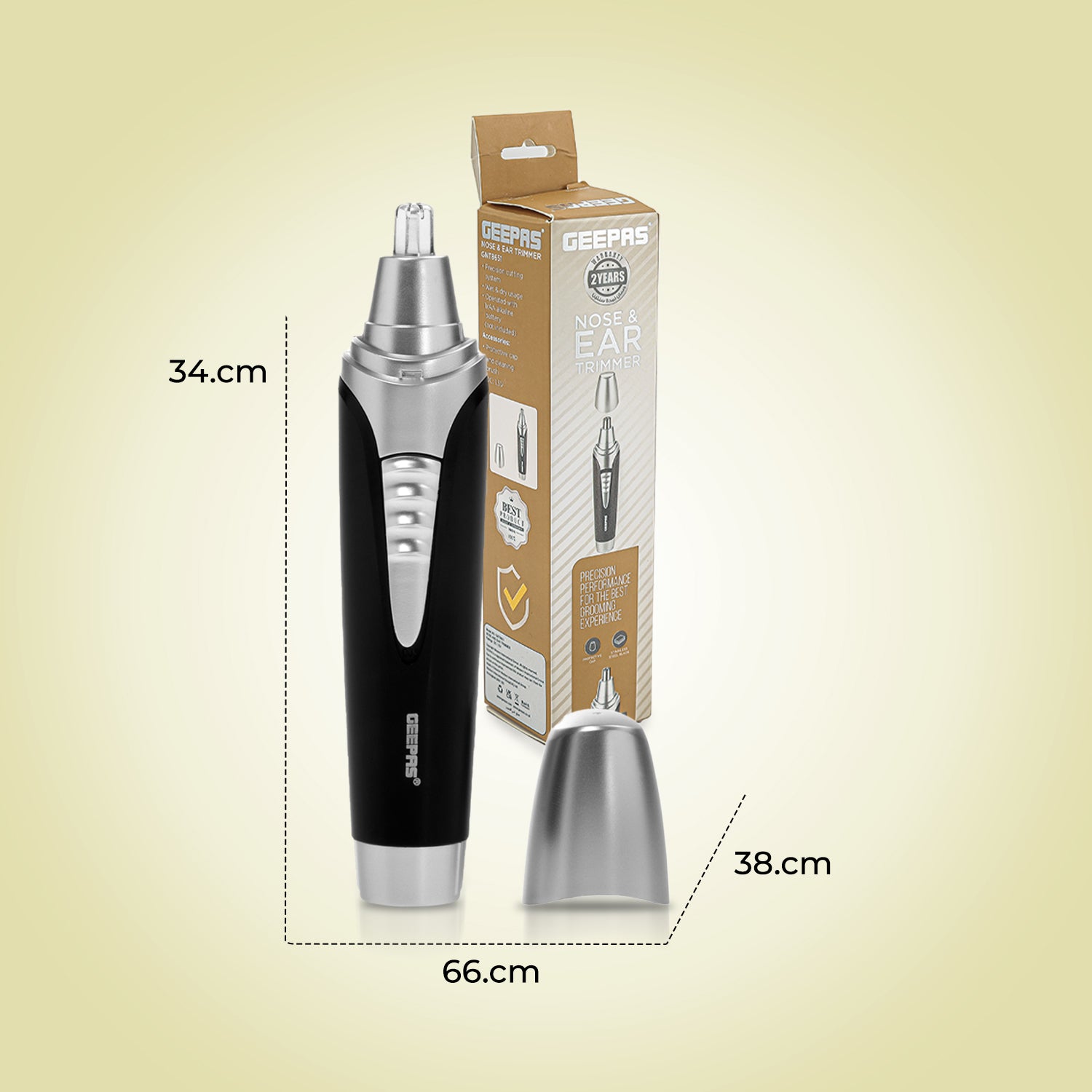 Geepas | For you. For life. Portable Nose Hair Trimmer Trimmer