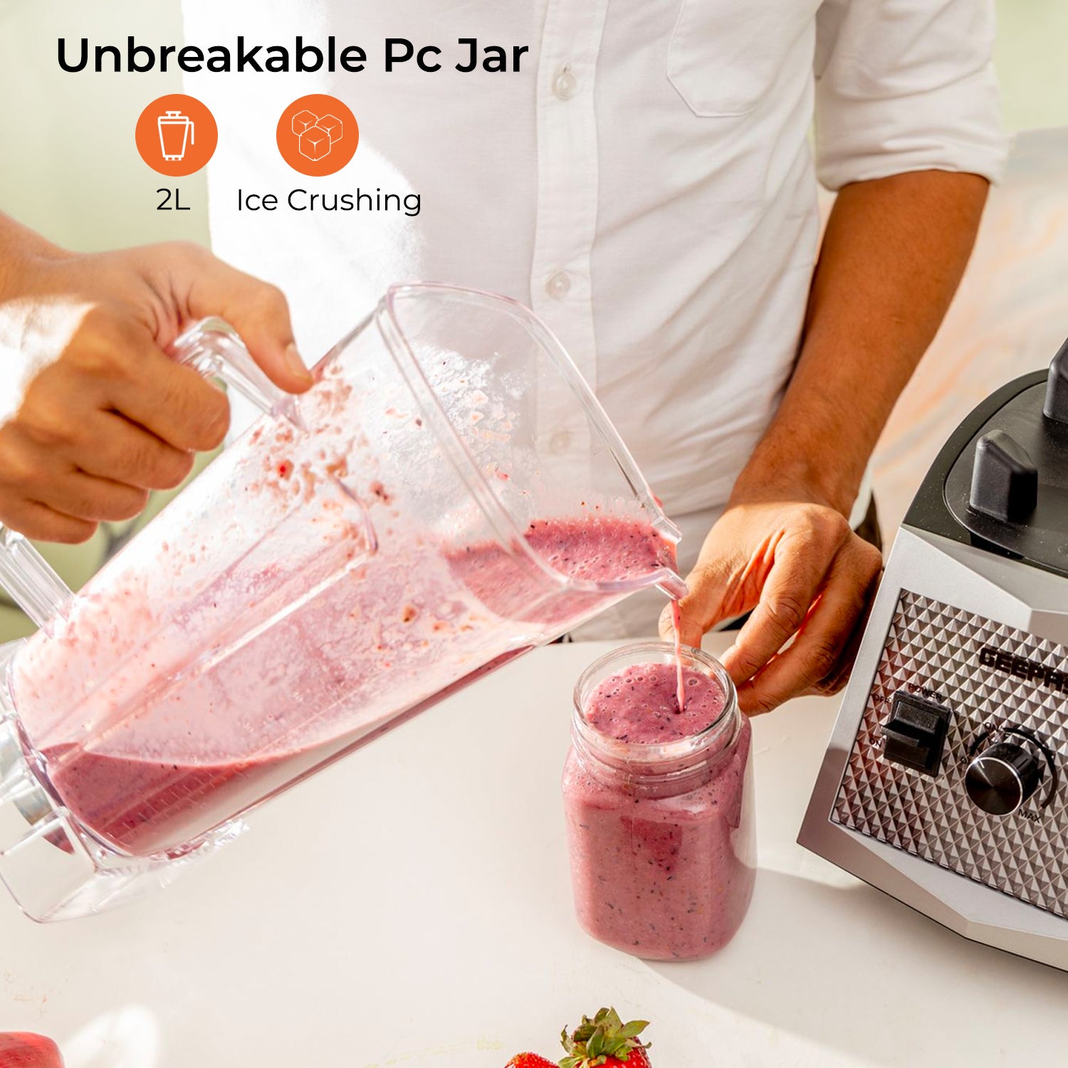 2L Diamond Super Jug Blender & Smoothie Maker