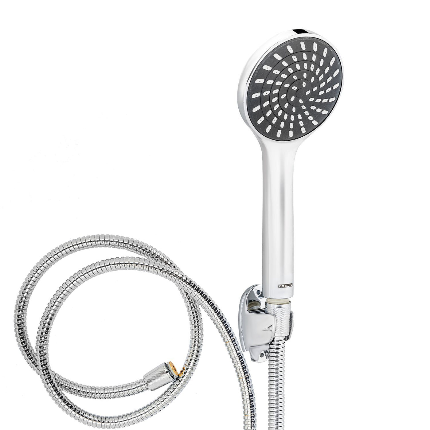 High Pressure Shower Head, Single Function Hand Shower Bathroom Fixtures Geepas | For you. For life.