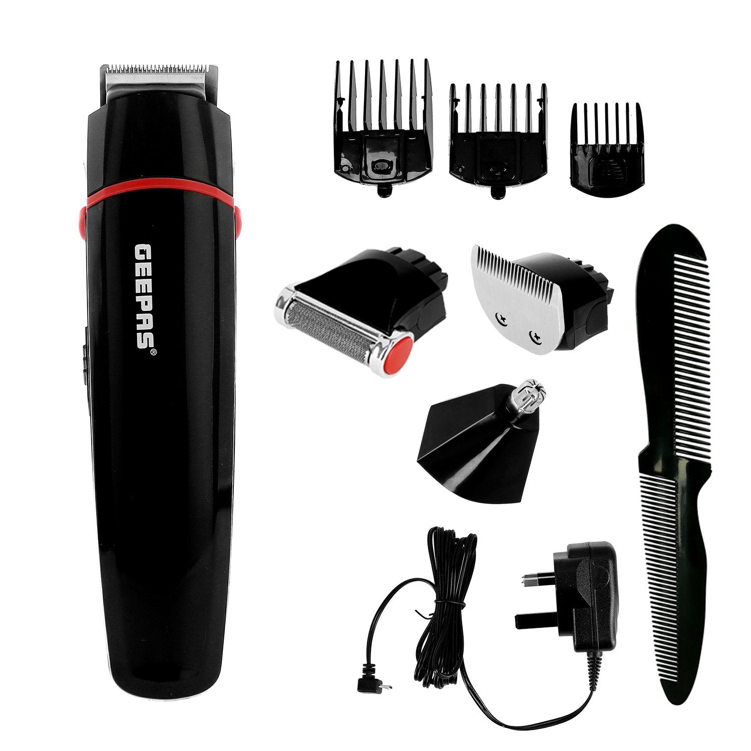 7-in-1 Rechargeable Multi Grooming Kit Shaver Geepas | For you. For life.