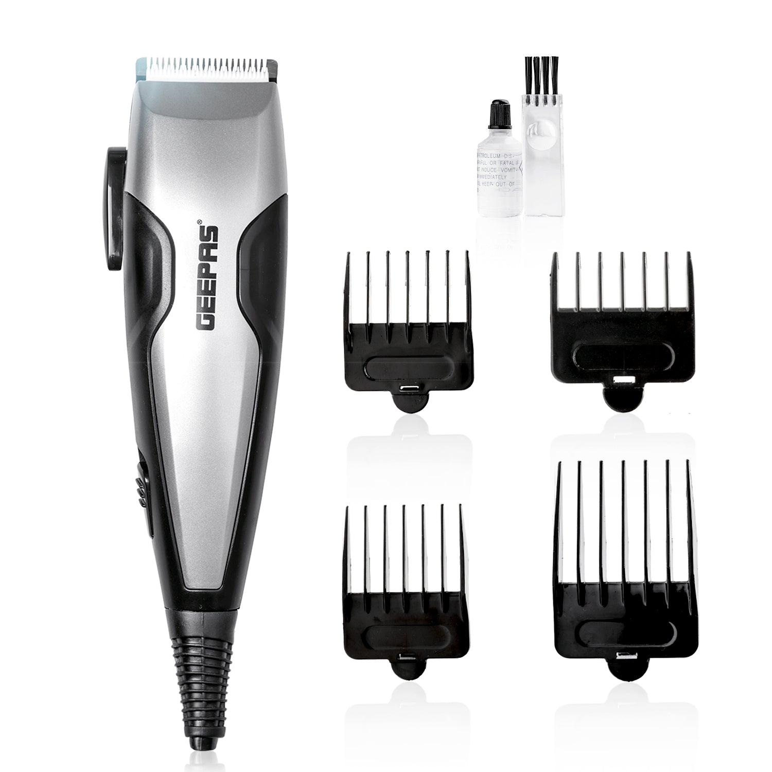 Corded Hair Clipper Main's Powered Trimmer Hair Clipper Geepas | For you. For life.