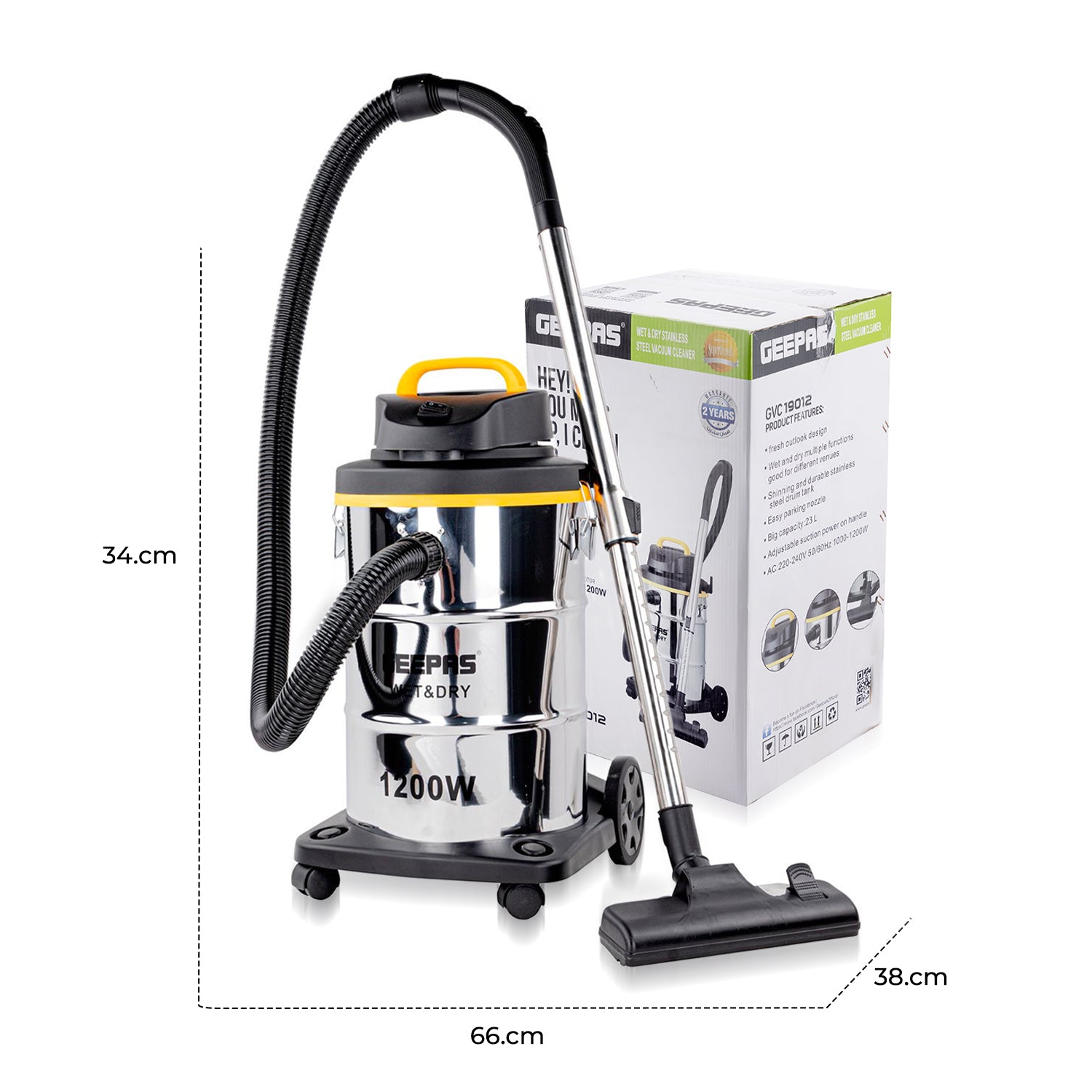 Geepas | For you. For life. Heavy Duty Wet & Dry Vacuum Cleaner Vacuum Cleaner