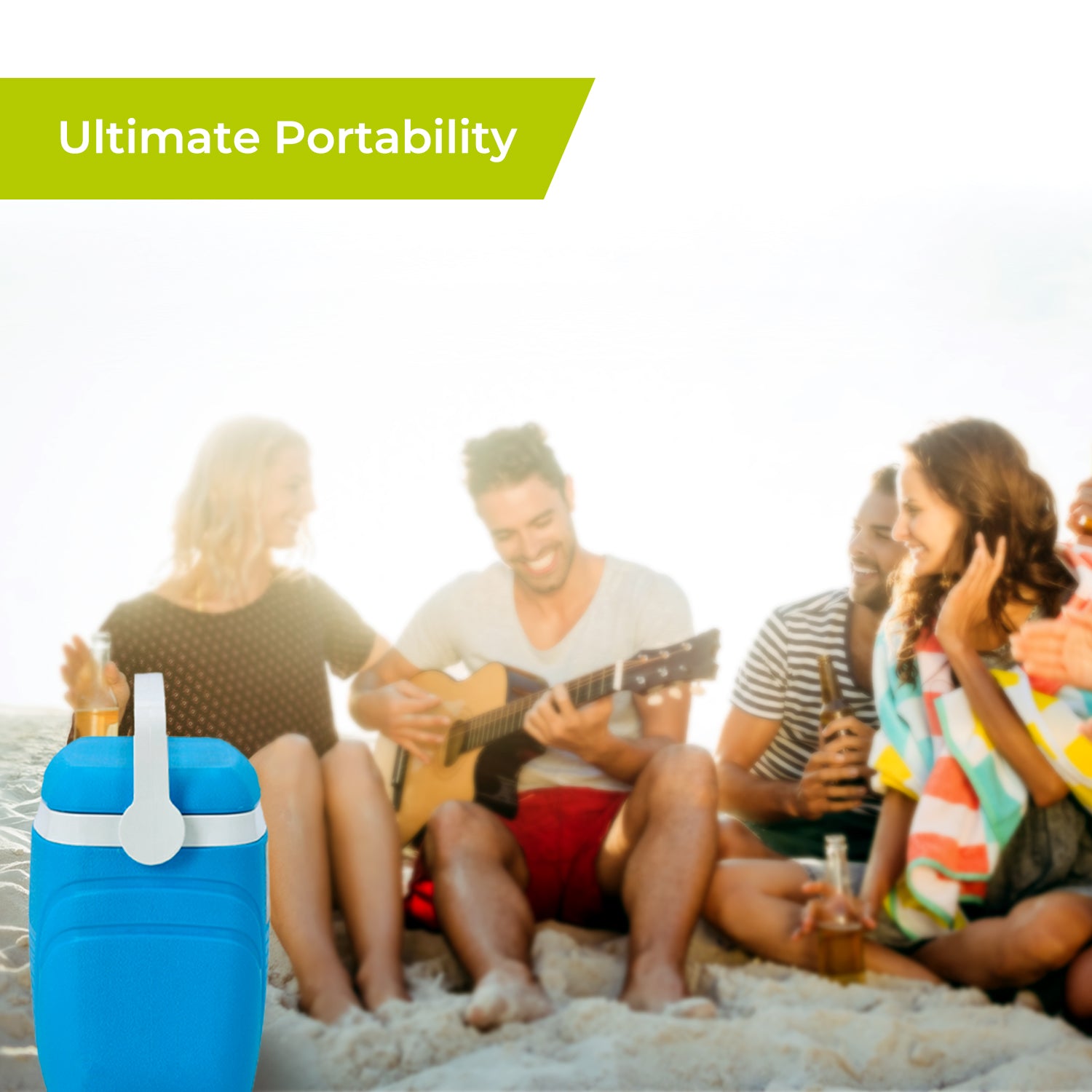 Royalford 8L Blue Insulated Ice Cooler Box Coolers