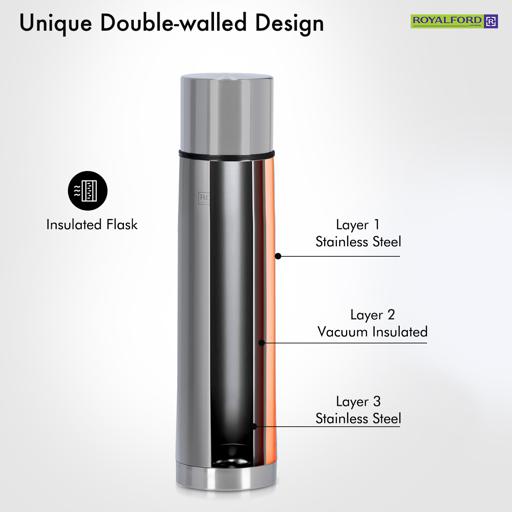 500ml Vacuum Insulated Stainless Steel Flask Bottle