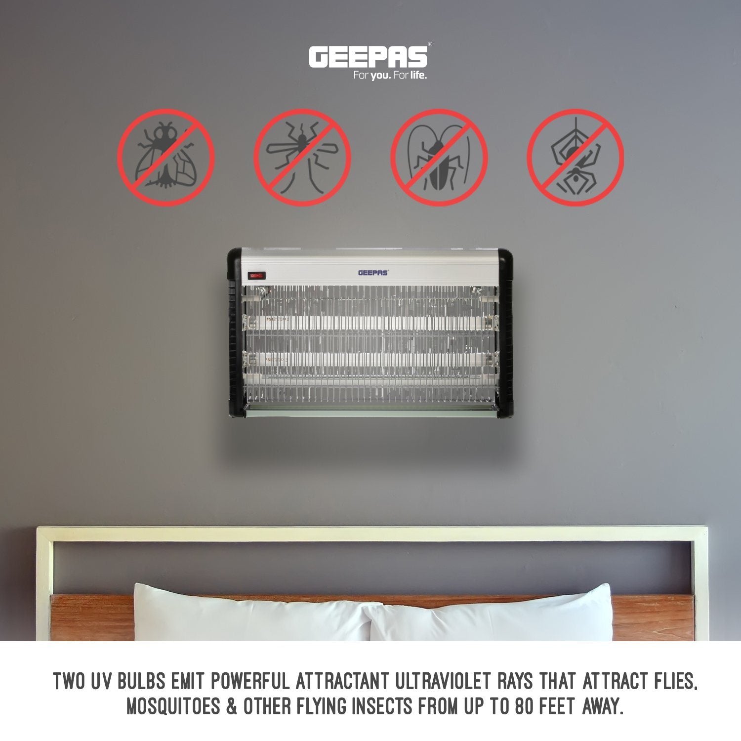 Non-Pollution Electric Insect Killer Insect Killer Geepas | For you. For life.