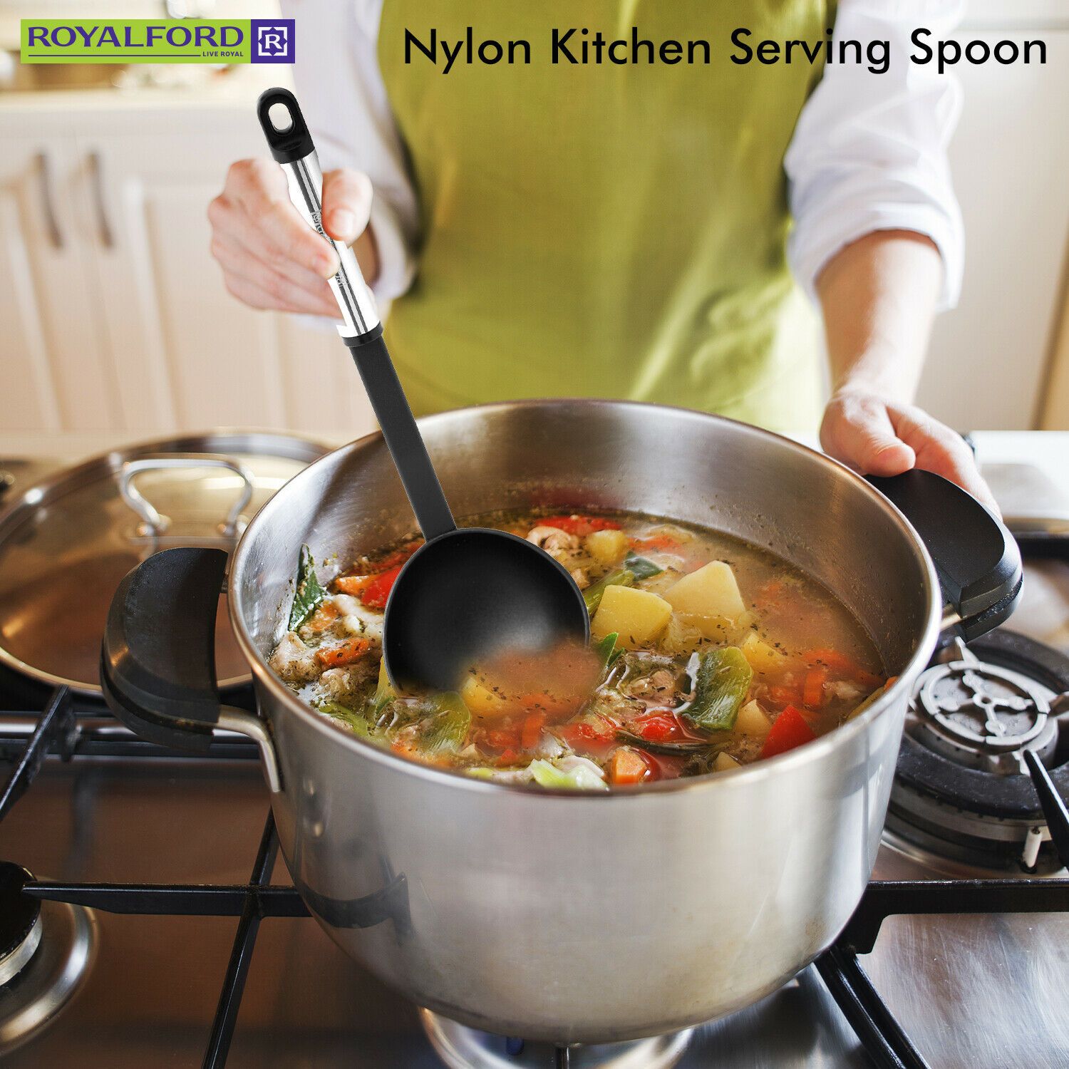 Nylon Kitchen Cooking Utensils Set (5 Pieces) Royalford Royalford