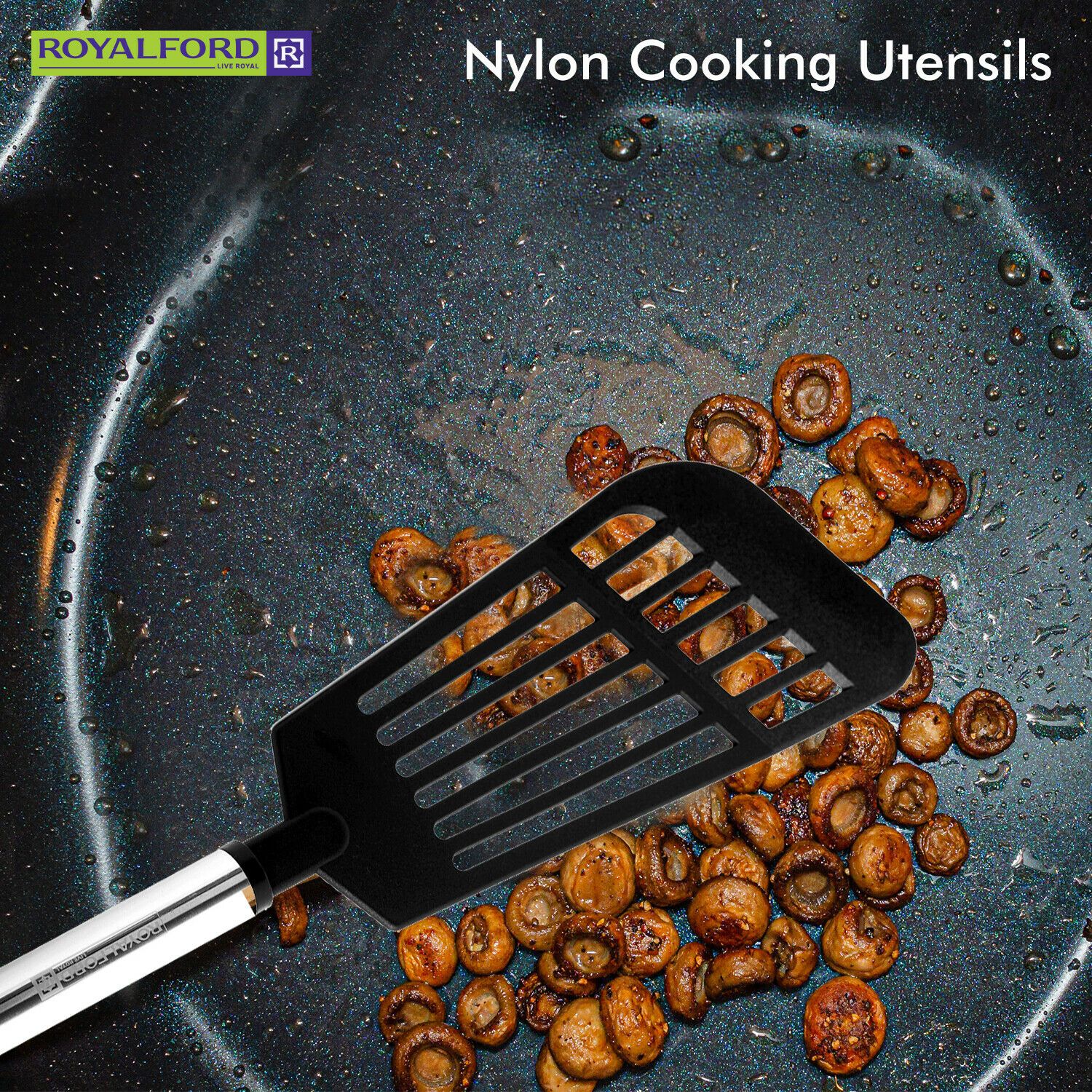 Nylon Kitchen Cooking Utensils Set (5 Pieces) Royalford Royalford
