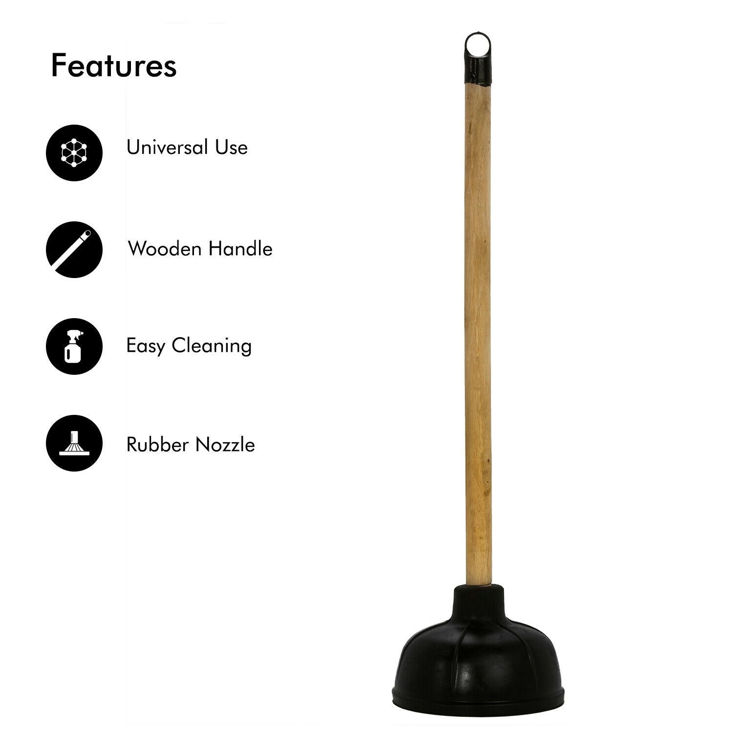 Royalford - Instant Toilet Air Plunger Royalford