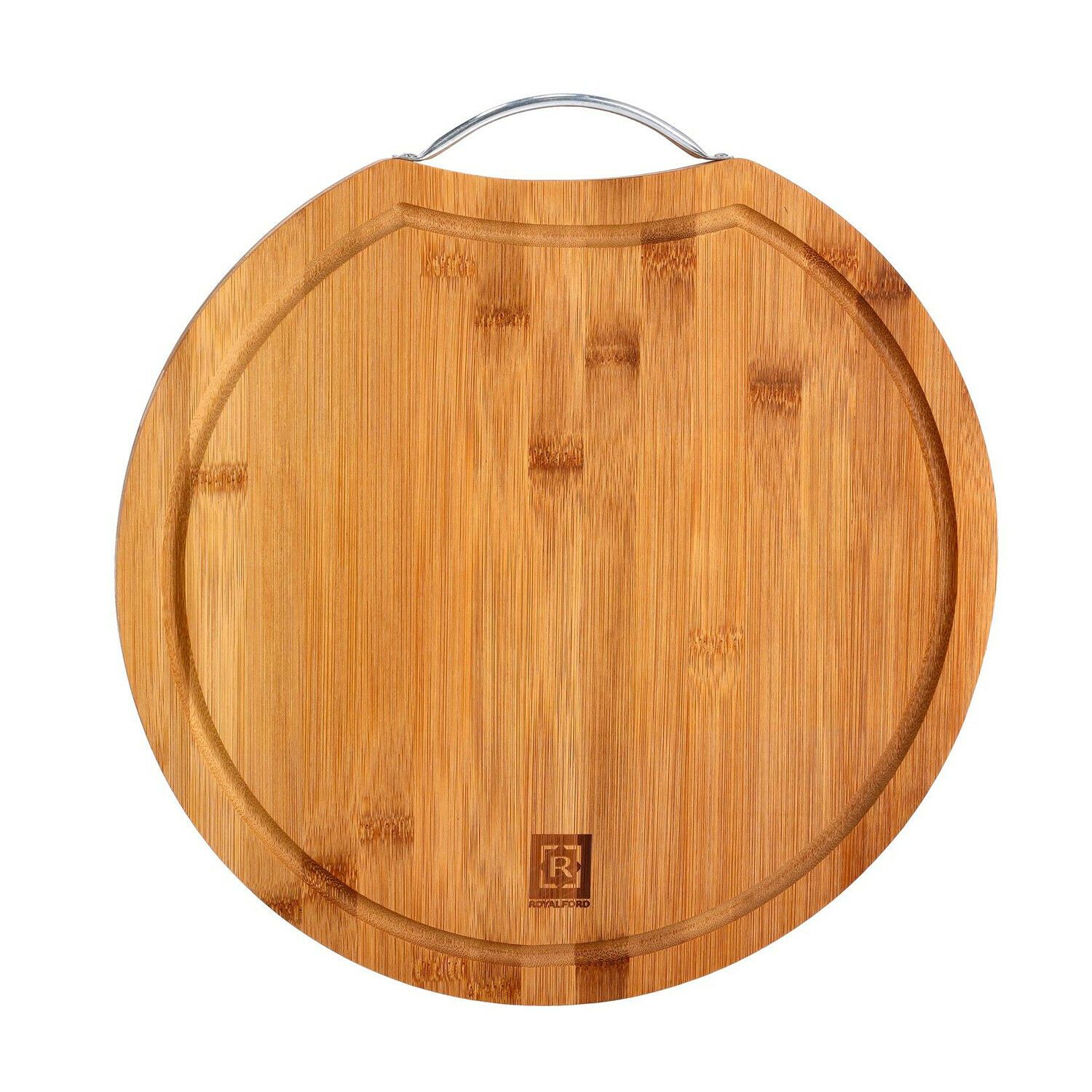 Natural Bamboo Wooden Chopping Board By Royalford Royalford
