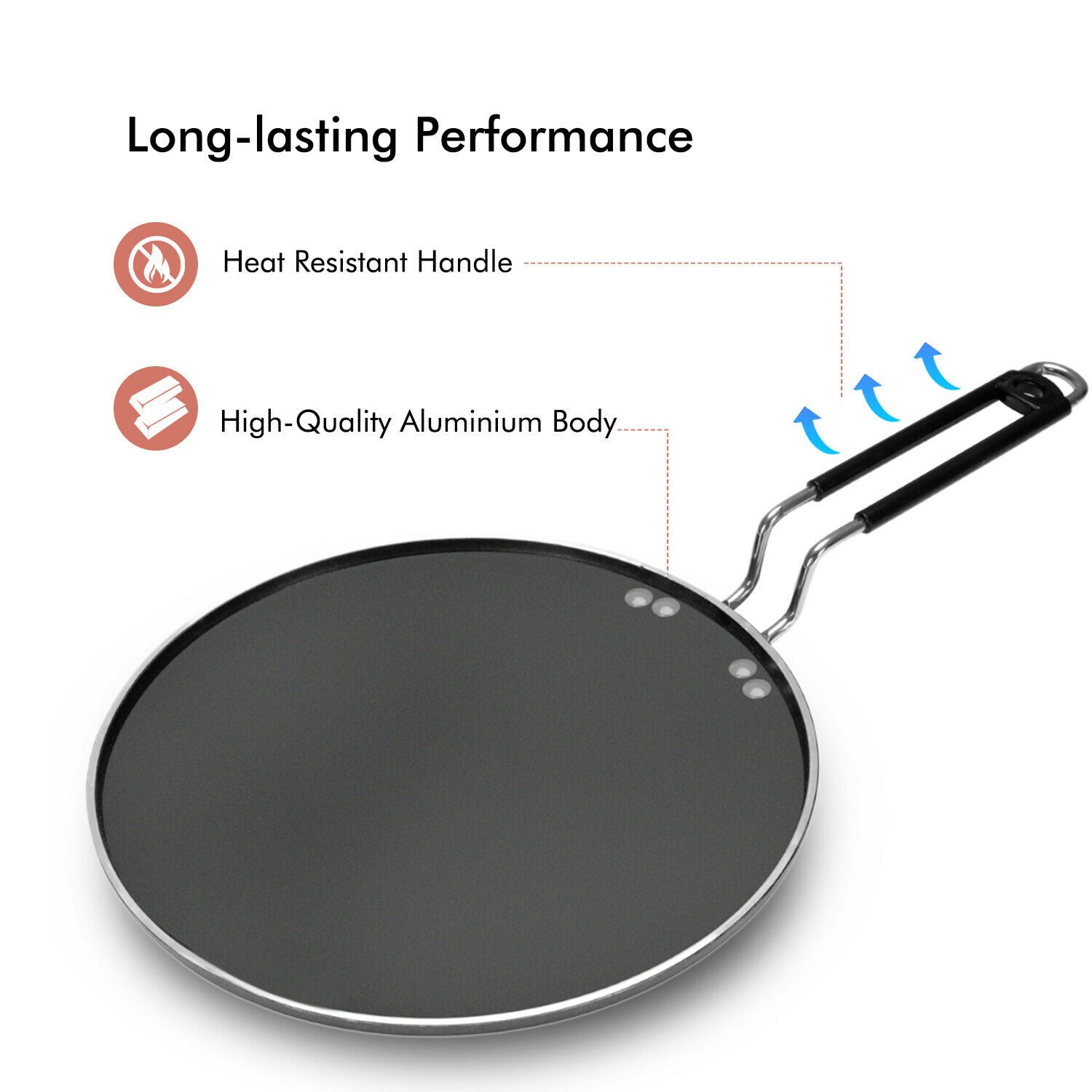 Aluminium Pancake & Tortilla Pan (27cm) Other Kitchen Royalford