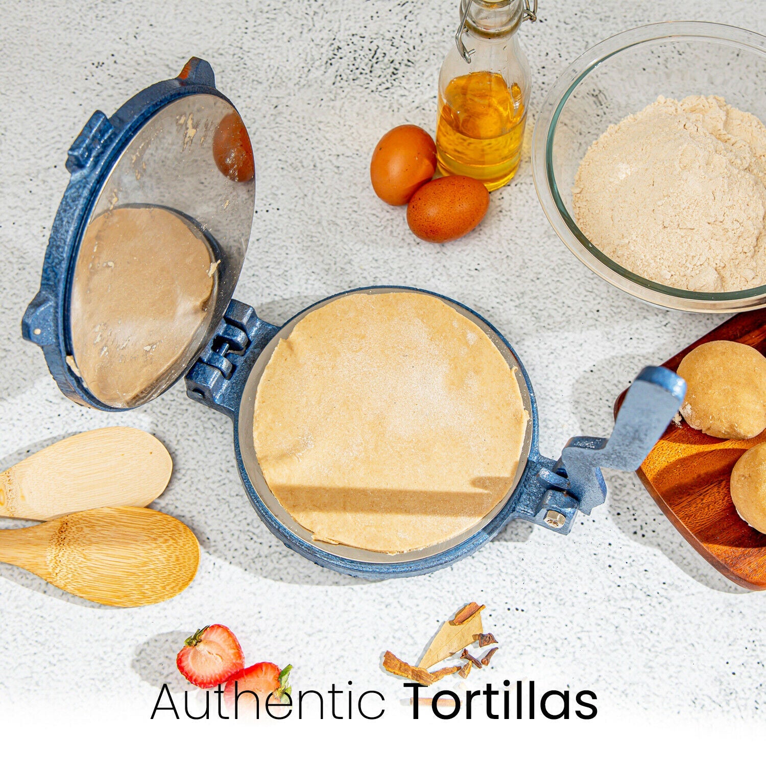 Cast Iron Vintage Chapati Maker & Tortilla Press Royalford