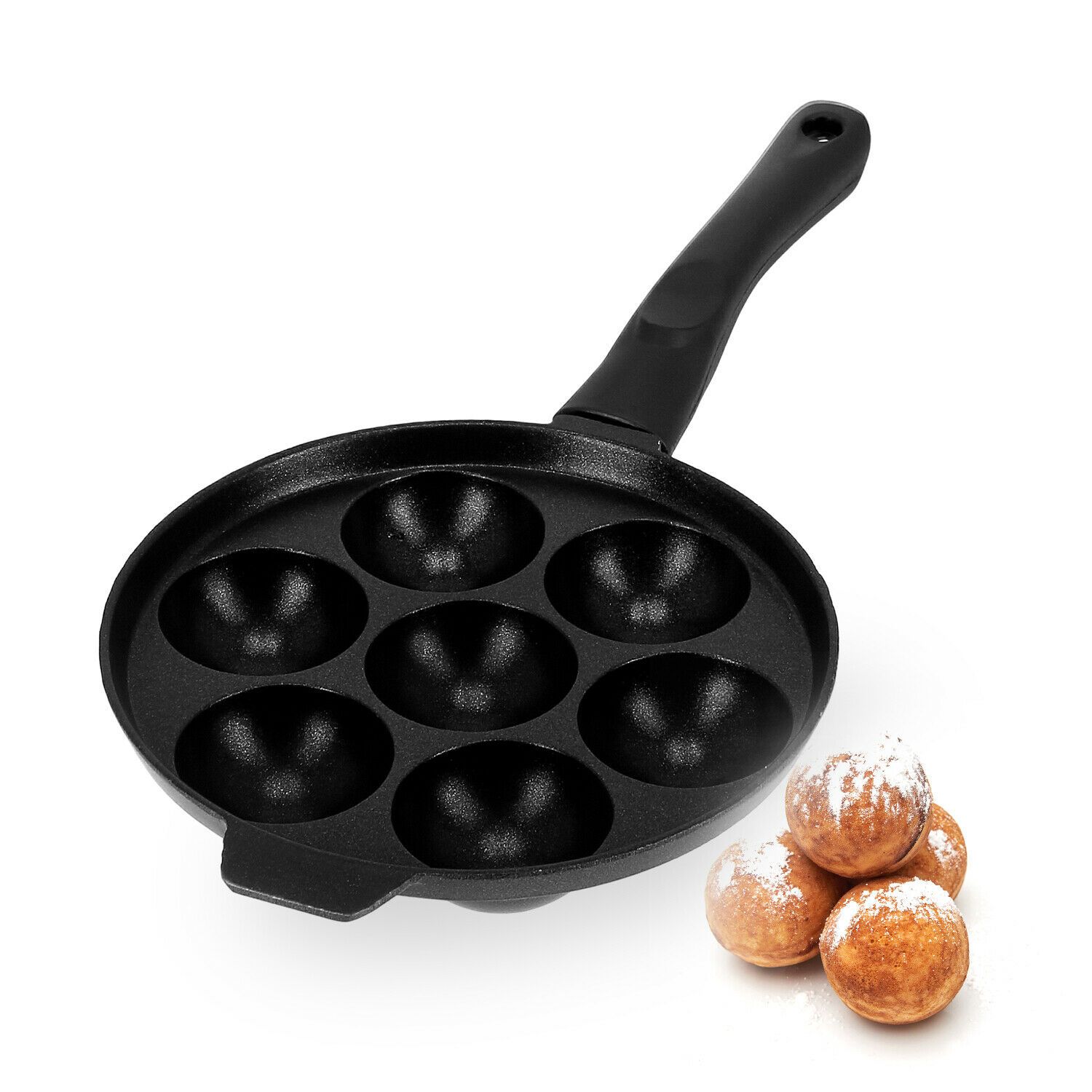Non-Stick Aebleskiever Poffertjes Frying Pan by Royalford Royalford