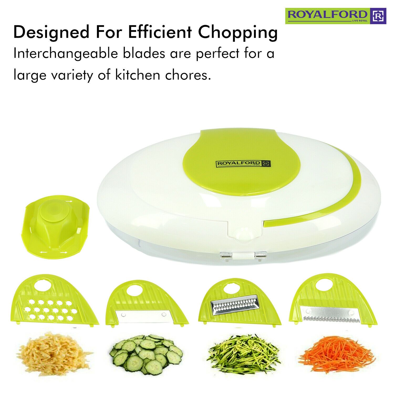 Royalford 7-In-1 Food Slicer & Chopper Royalford