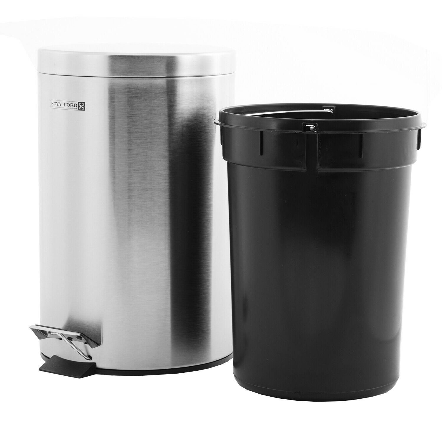 Stainless Steel Waste Dustbin Royalford