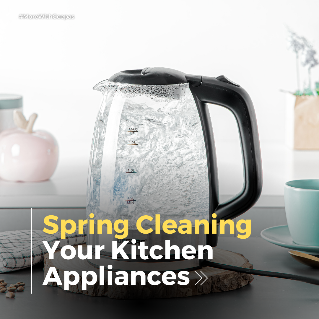 Get Your Small Kitchen Appliances Sparkling Before The Flowers Bloom