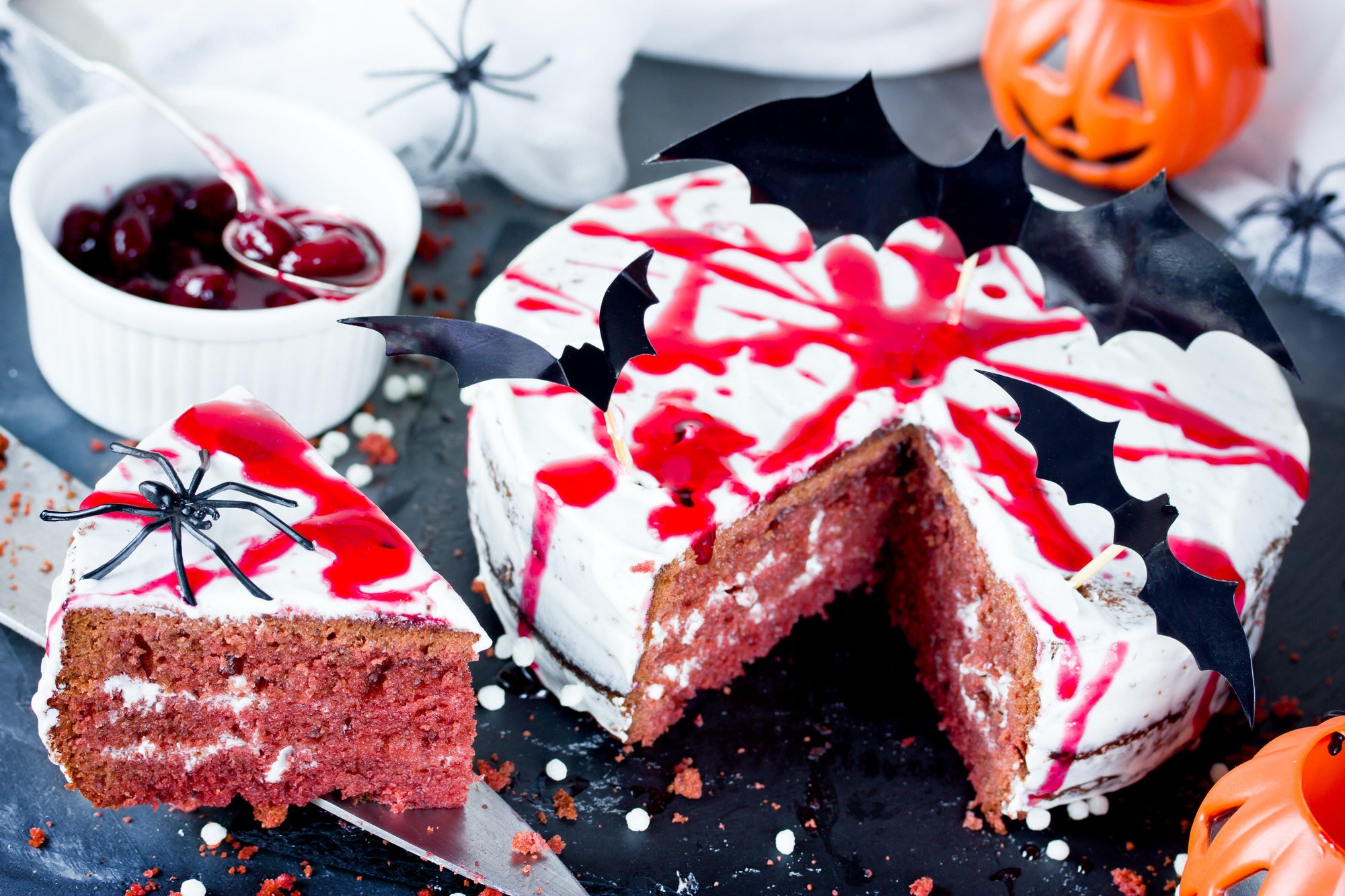 Halloween Slash Cake Recipe