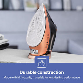 Auto Temperature Detection Smart Steam Iron Rose Gold