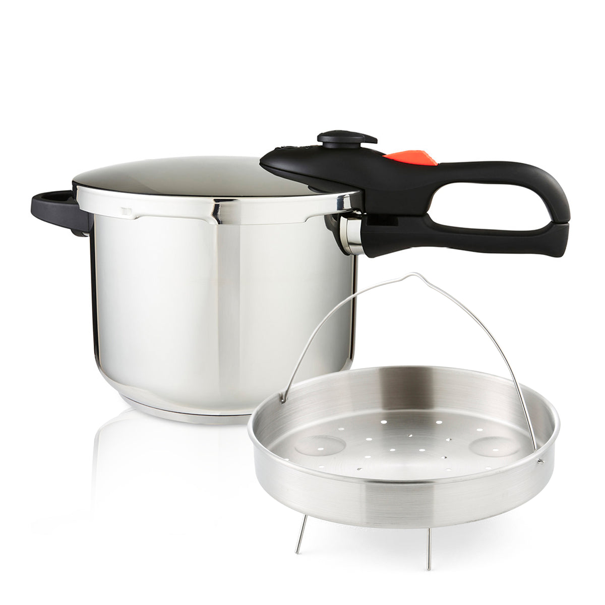 6L Stainless Steel Pressure Cooker With Quick Pressure Release