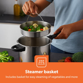 6L Stainless Steel Pressure Cooker With Quick Pressure Release