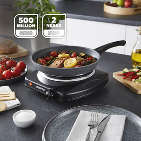 1200W Black Single Portable Ceramic Electric Hot Plate