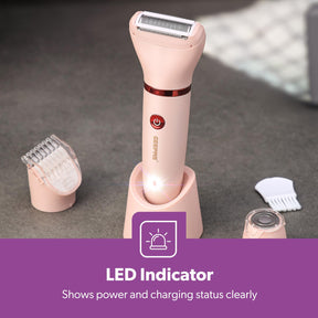 3-in-1 Waterproof Wet & Dry Lady Body Shaver