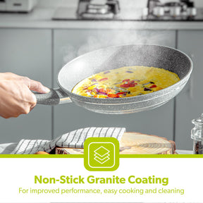 30cm Lightweight Granite Coated Non-Stick Frying Pan