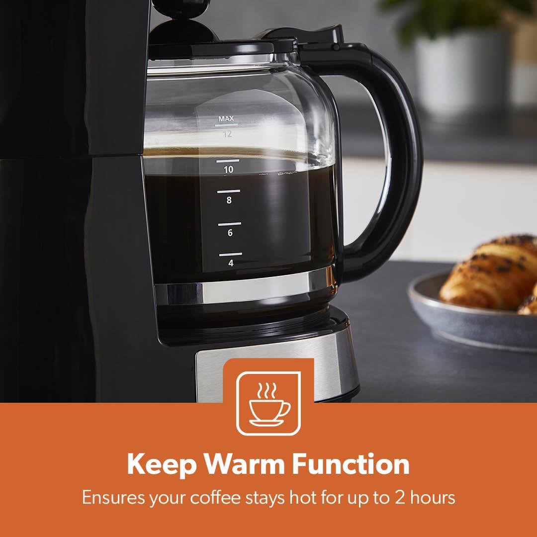 1.5L Filter Coffee Machine, 1.7L Electric Kettle & 4-Slice Toaster Set